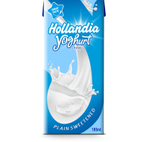 Hollandia Yoghurt Plain Sweetened (180ml)